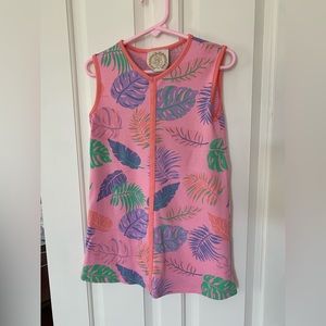 Toddler Girl Beaufort Bonnet Palm Print Dress